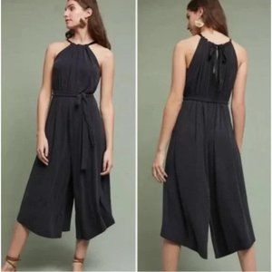 Anthropologie HD in Paris Jacenta Grey Halter Jumpsuit | Small